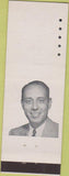 Matchbook Cover - Election? Mans face with no information