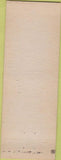 Matchbook Cover - Election? Mans face with no information