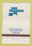 Matchbook Cover - La Marina Inn Playa Del Rey CA 40 Strike