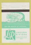 Matchbook Cover - Laguna Riviera Laguna Beach CA 40 Strike
