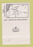Matchbook Cover - Lakeshore Inn Country Club Casino California City 40 Strike