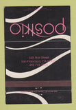 Matchbook Cover - Postrio San Francisco CA WEAR 40 Strike