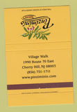 Matchbook Cover - Pinziminio Trattoria Cherry Hill NJ 40 Strike