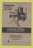 Matchbook Cover - Cummins Diesel Sales Hibbing St Paul MN 40 Strike