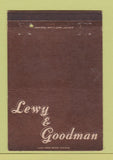 Matchbook Cover - Lewy & Goodman Jewelry Chicago IL 40 Strike
