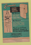 Matchbook Cover - Economy Linen Service Detroit MI 40 Strike