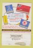 Matchbook Cover - Universal Match Corp Arthur Nack Philadelphia PA #2 40 Strike