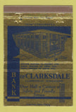 Matchbook Cover - Bank of Clarksdale MS  40 Strike