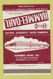 Matchbook Cover - Hammel Dahl Auto Control Valves Providence RI 40 Strike