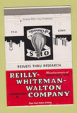 Matchbook Cover - Reilly Whiteman Walton Conshohocken PA 40 Strike