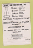 Matchbook Cover - Reilly Whiteman Walton Conshohocken PA 40 Strike