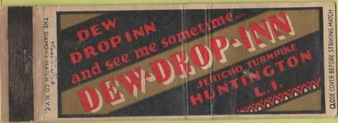 Matchbook Cover - Dew Drop Inn Hunting LI WEAR