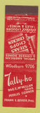 Matchbook Cover - Tally Ho Restaurant Chinese  Midget