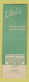 Matchbook Cover - Le Petit Cafe Palmer House Hotel Chicago IL Midget WEAR