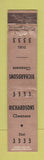 Matchbook Cover - Richardson's Cleaners Logansport IN WEAR 12 Strike