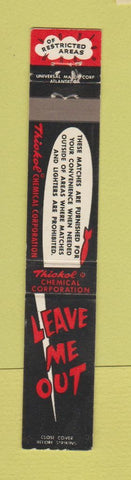 Matchbook Cover - Thiokol Chemical Corp 10 Strike