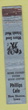 Matchbook Cover - Phillips Cafe New Sharon IA WORN 12 Strike