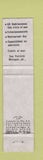 Matchbook Cover - Club Nautico El Dorado San Patricio Melaque Mexico 12 Strike