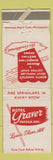 Matchbook Cover - Hotel Graver Fargo ND WEAR
