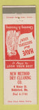 Matchbook Cover - New Method Dry Cleaning Biddeford ME