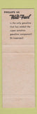 Matchbook Cover - Phillips 66 oil gas Boulder Colorado