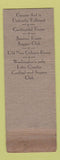 Matchbook Cover - Old New Orleans Supper Club Restaurant Washington DC WEAR