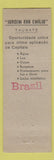 Matchbook Cover - Jardim Ana Emilia Sao Paulo Taubate Brazil