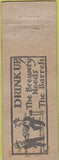 Matchbook Cover - Fred Roth's Tavern ST Paul MN WORN