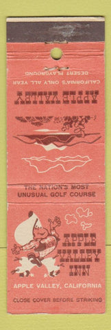 Matchbook Cover - Apple Valley Inn CA