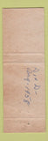 Matchbook Cover - Manor Motel San Francisco CA WEAR