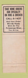 Matchbook Cover - Ruby's Ribs Long Beach CA
