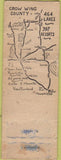 Matchbook Cover - Bon Ton Cafe Crosby MN Brainerd POOR
