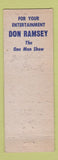 Matchbook Cover - Club Continental Indianapolis IN
