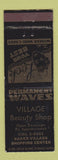 Matchbook Cover - Village Beauty Shop Baker Village WEAR