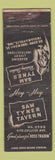 Matchbook Cover - Sam Tyner Horse Stables Indianapolis IN WEAR