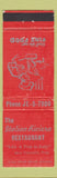 Matchbook Cover Italian Riviera Restaurant Jerry Tommolini Philadelphia PA WEAR