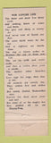 Matchbook Cover - Corner Wine Liquor New York City? WEAR