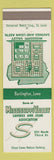 Matchbook Cover - Mississippi Valley Savings Loan Burlington IA