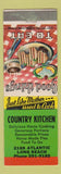 Matchbook Cover - Country Kitchen Long Beach CA