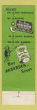 Matchbook Cover - Andersen's Pea Soup Restaurant Buellton CA