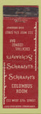 Matchbook Cover - Schrafft's Columbus Room New York City WEAR
