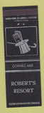 Matchbook Cover - Robert's Resort