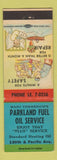 Matchbook Cover - Parkland Fuel Oil Service Marv Tommervik