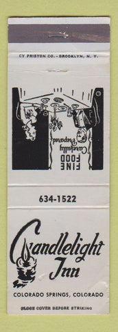 Matchbook Cover - Candlelight Inn Colorado Springs