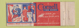 Matchbook Cover - Cornell Fibre Board Des Moines IA Loetscher Burch WORN