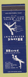 Matchbook Cover - Host Restaurant Wilkes Barre PA