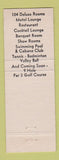 Matchbook Cover - Host Restaurant Wilkes Barre PA