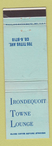 Matchbook Cover - Irondequoit Towne Lounge