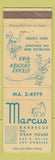 Matchbook Cover - Marcus BBQ Steak House Los Angeles CA
