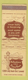 Matchbook Cover - Hollandease Dining Room Lynwood CA